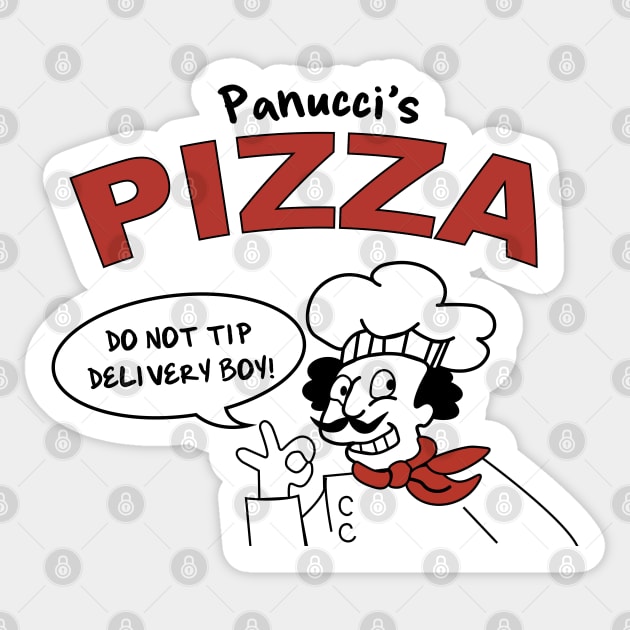 Panucci's Pizza Sticker by fashionsforfans